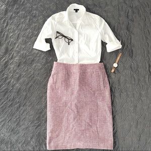 Banana Republic Pink Pencil Skirt, Size 4